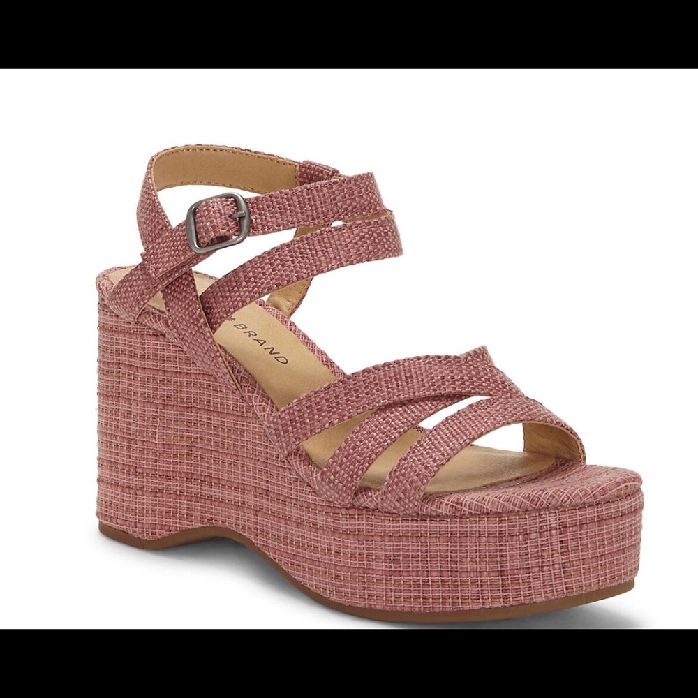 Lucky brandy in carlisha rose vada woven sandal 11